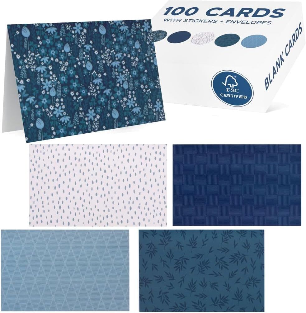Greeting Cards Blank 100pk. Vns Creations
