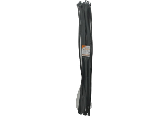 Serre-câbles en nylon 40 pouces x 12,5 mm 250 lb. Lot de 25 noirs