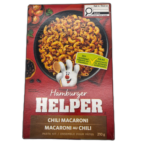 Hamburger Helper Chili Macaroni Pasta Kit 210g.