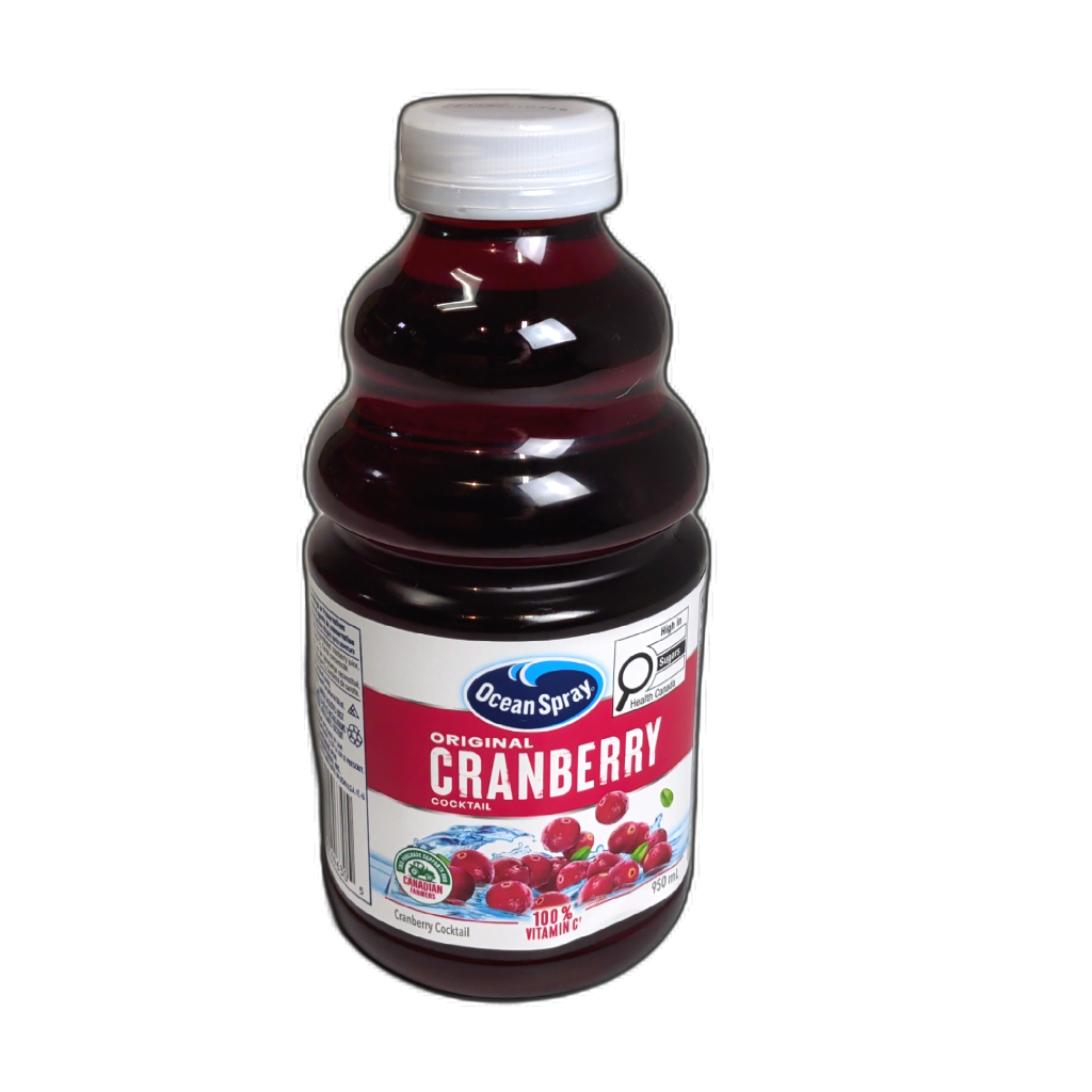 Ocean Spray Original Cranberry Cocktail 950mL BB-2026-10-20