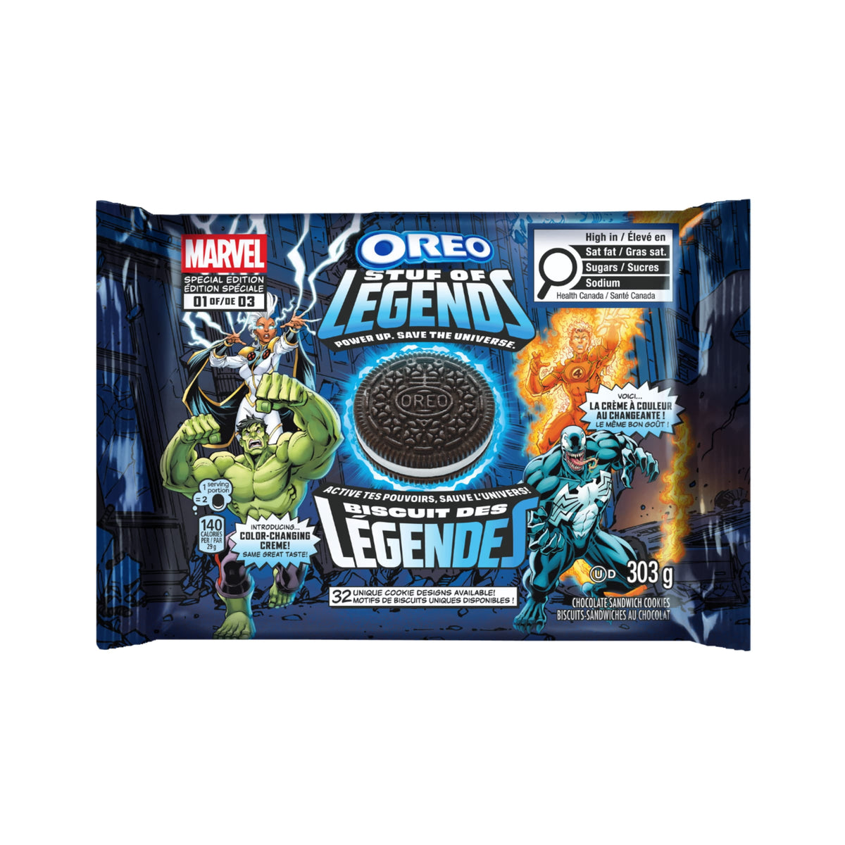Oreo Stuf Of Legends Cookies 303g.