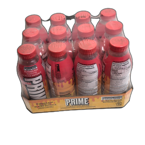 Prime Hydration Drink Summer Pop 12 x 500mL