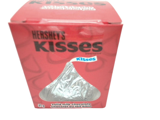 Hershey's Kisses Large Solid Milk Chocolate Kiss 41g.