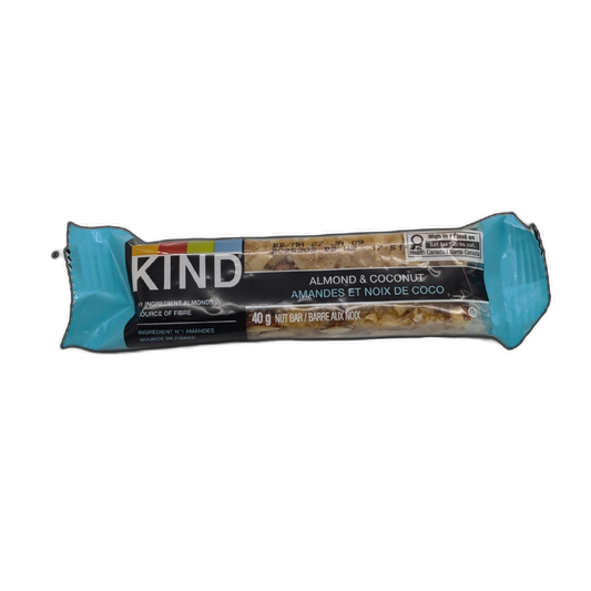 Kind Bar Almond & Coconut 40g. (or 12/$11.99)promo)