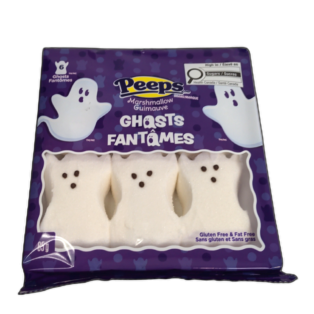 Marshmallow Peeps Ghosts 6pk. 85g.