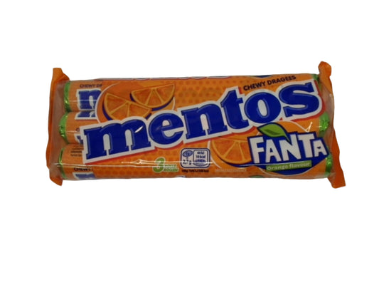 Mentos Fanta Orange 3 Rolls x 37.5g.