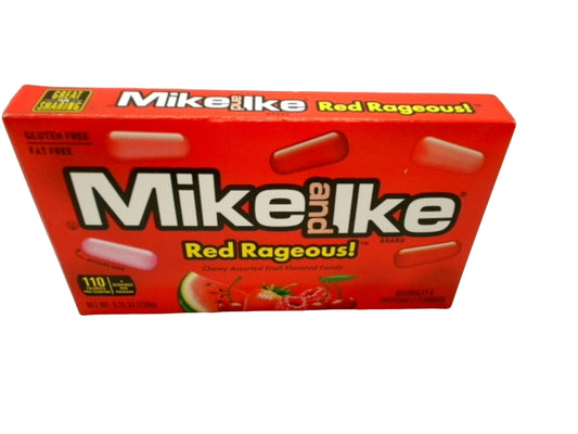 Mike And Ike Red Rageous! Assorted Fruit Candy 120g.