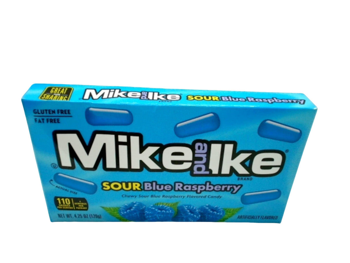Mike And Ike Sour Blue Raspberry Candy 120g.