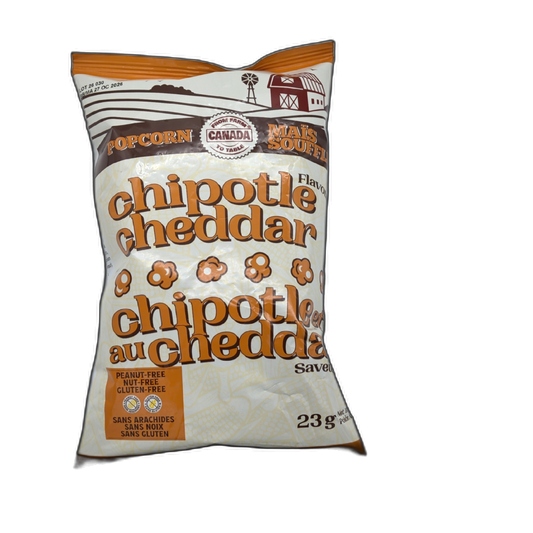 Popcorn Chipotle Cheddar Flavour 23g. From Farm To Table Canada