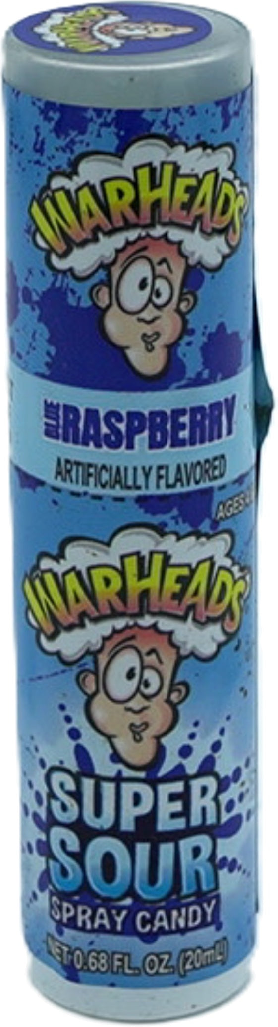Bonbon spray Warheads Super Aigre Framboise Bleue 20ml.