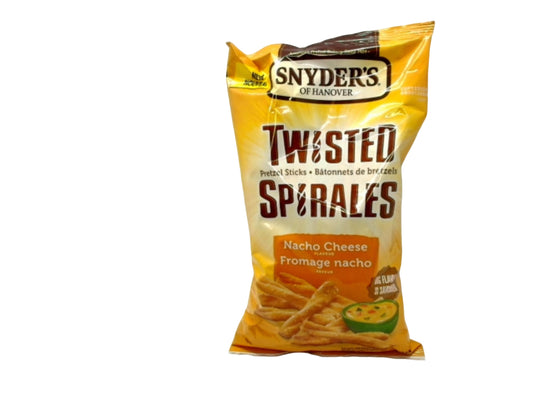 Twisted Pretzel Sticks Nacho Cheese Flavour 340g. Snyder's