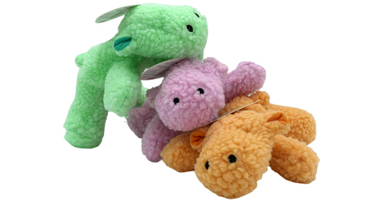 Precious Pals Dog Toy w/Squeaker Ass't Colours Hartz
