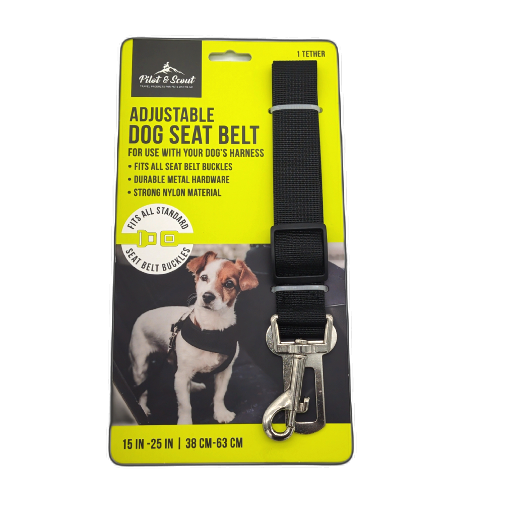Adjustable Dog Seat Belt 15" - 25" Pilot & Scout