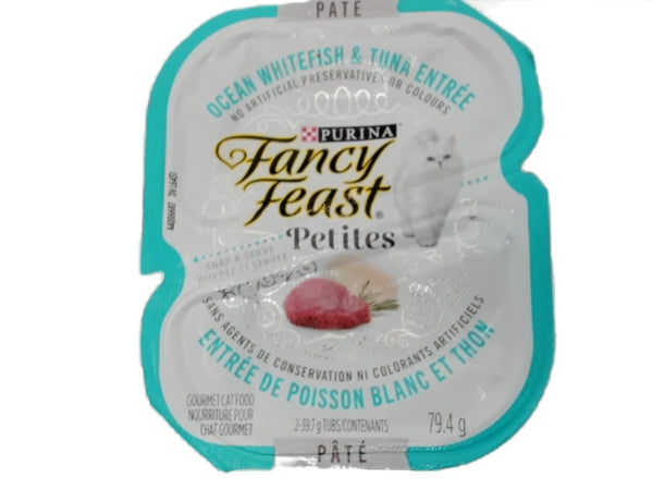 Fancy Feast Cat Food Ocean Whitefish & Tuna 79.4g. Purina