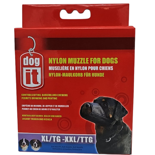 Nylon Dog Muzzle Size Small 5" Dogit
