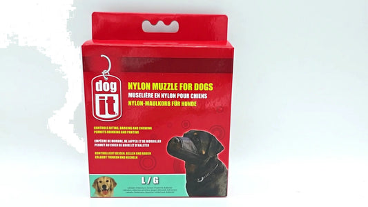 Nylon Dog Muzzle Size Large 8" Dogit