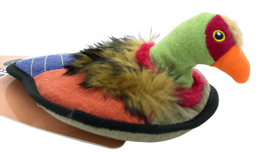 Squeaky Pet Toy Duck Ass't Colours Pet Perfect - Additional View