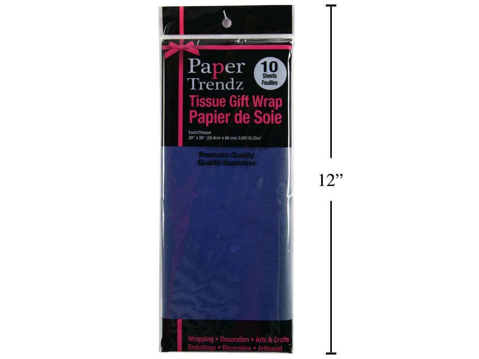Tissue Paper Wrapping Navy 10 sheets 20x26 50.8x66cm