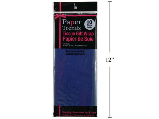 Tissue Paper Wrapping Navy 10 sheets 20x26 50.8x66cm