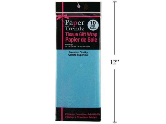 Tissue Paper Wrapping Light Blue 10pc 20x26"