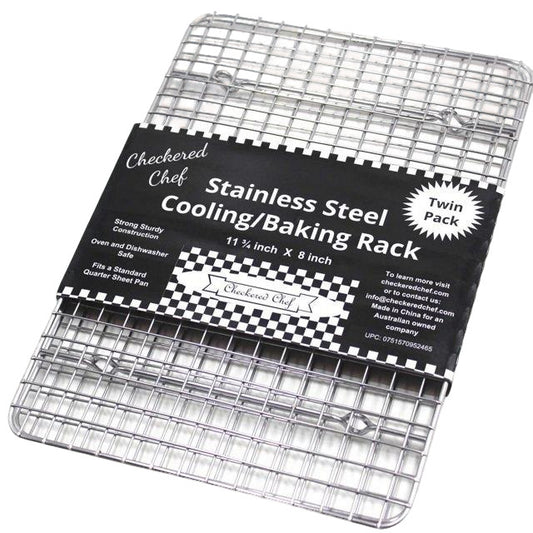 Cooling/Baking Rack 11-3/4" x 8" 2pk. Checkered Chef