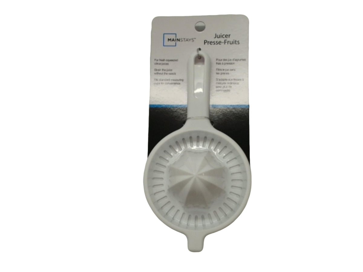 Presse-agrumes en plastique blanc Mainstays