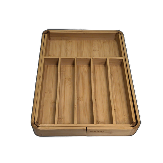 Drawer Organizer Expandable Bamboo Smirly