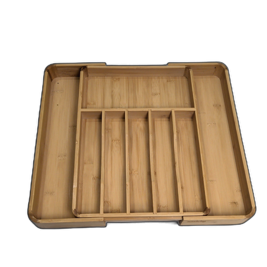 Drawer Organizer Expandable Bamboo Smirly