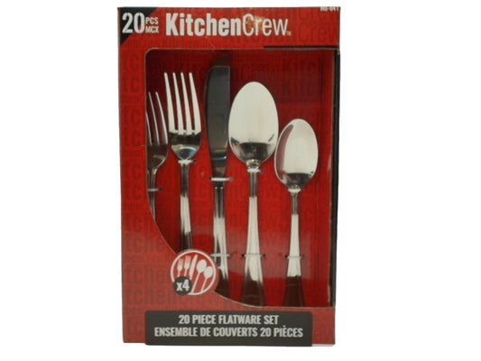 20pc. Flatware Set Kitchen Crew