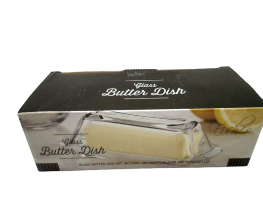 Glass Butter Dish Fisher Home Products