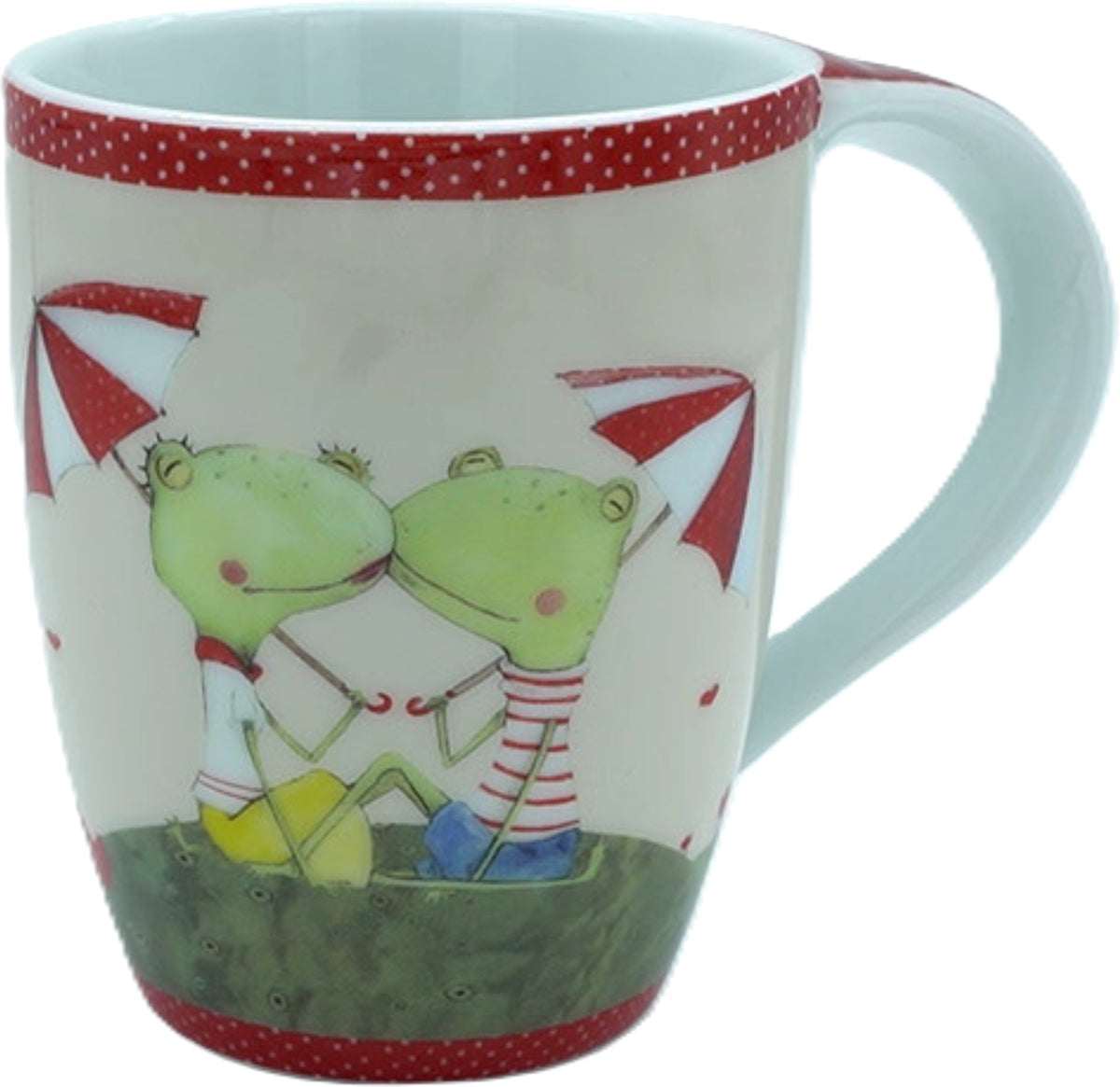 Mug Frog Couple Ceramic