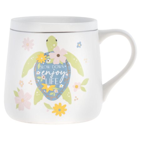 Flora Mug Turtle Design 16oz.