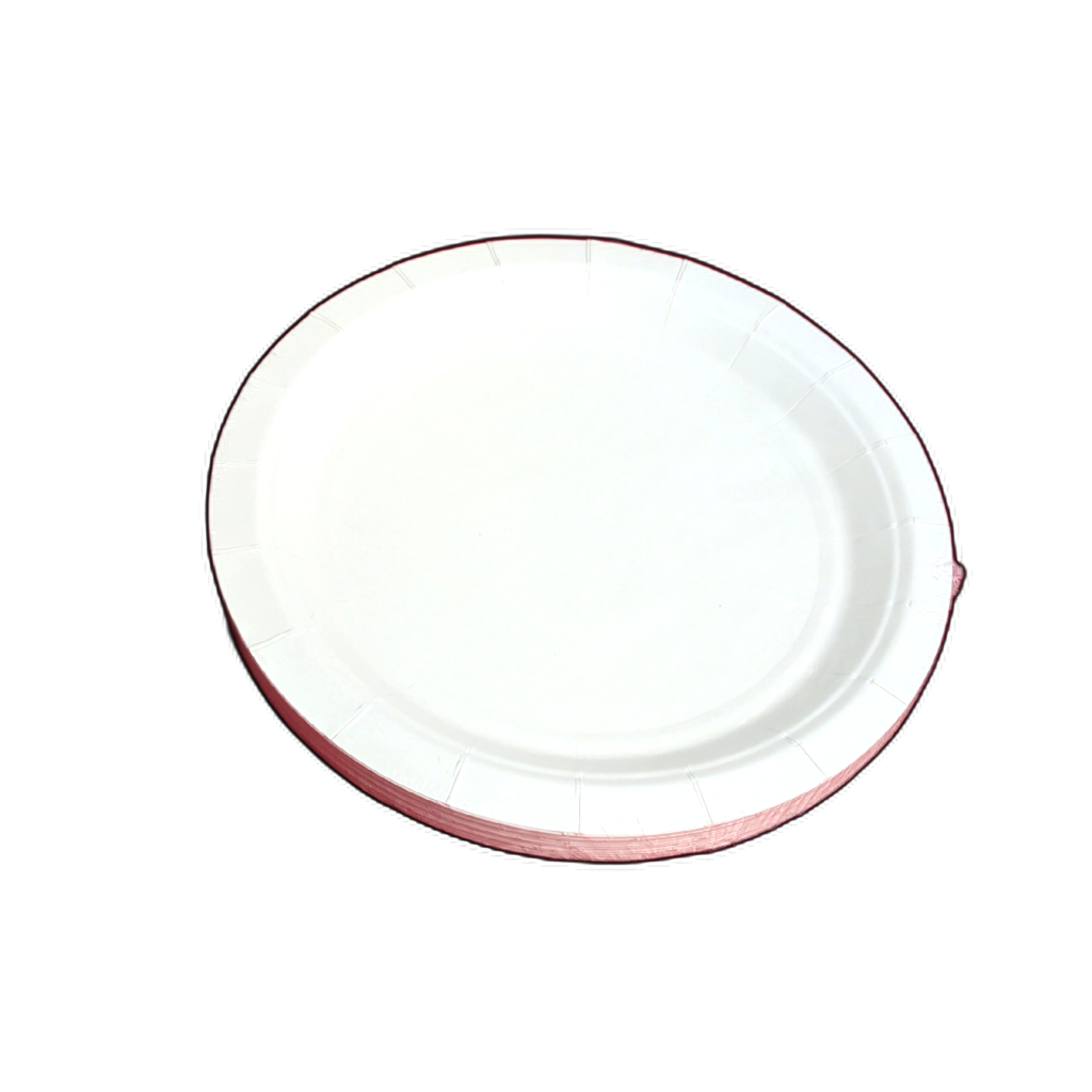 Paper Plates 7" Round White 125pk.