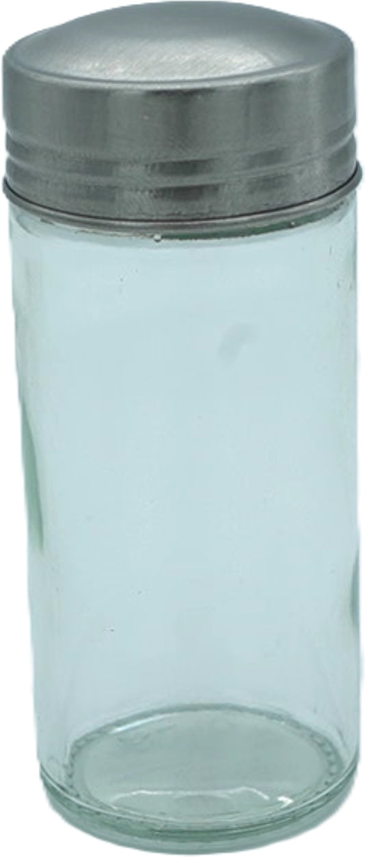 Spice Jar Glass w/Stainless Steel Lid (or 12/$7.99)