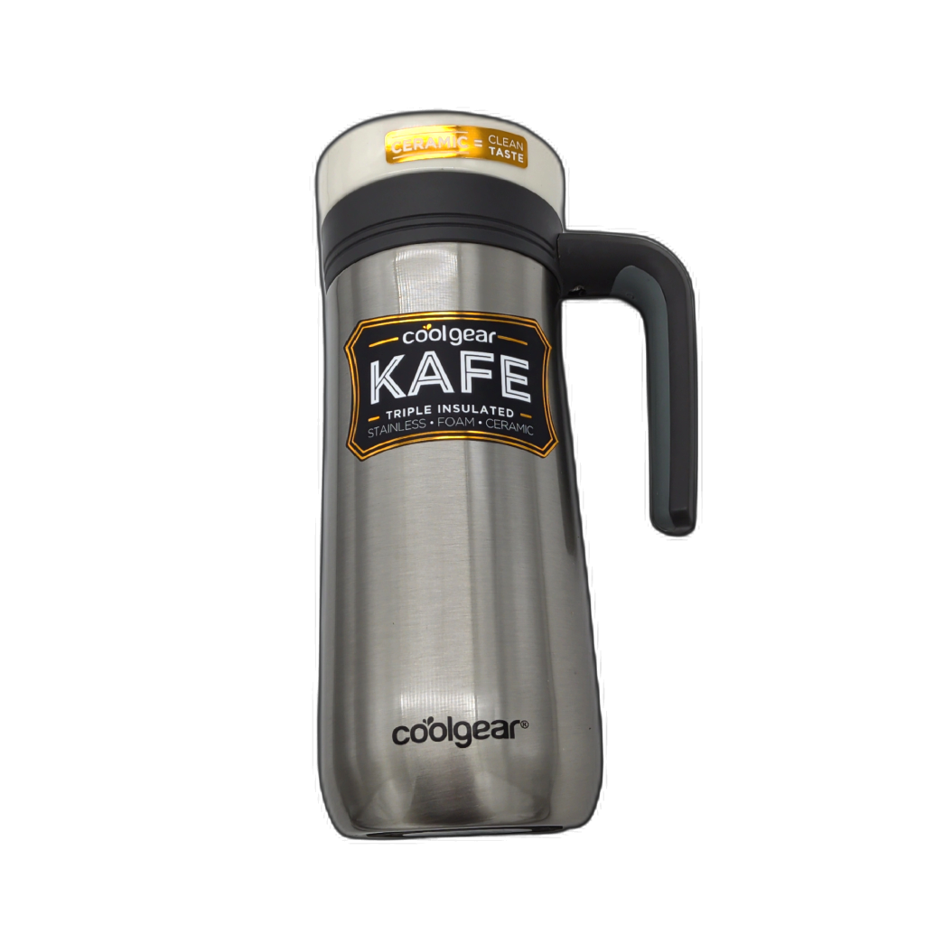 Gobelet 355 ml avec poignée en acier inoxydable triple isolation Coolgear Kafe