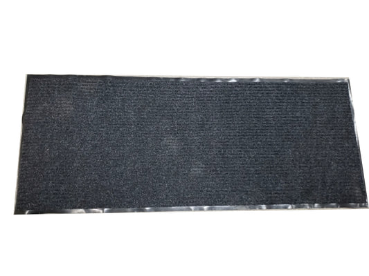 Rubber Mat Black entrance with back 60x150 cm