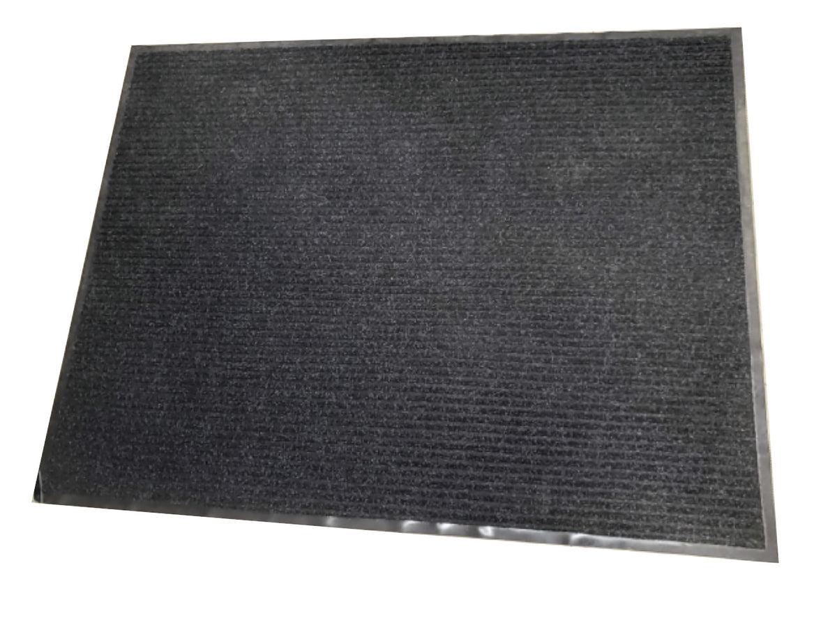 Rubber mat Black entrance with back 120x150 cm