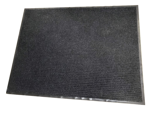 Rubber mat Black entrance with back 120x150 cm