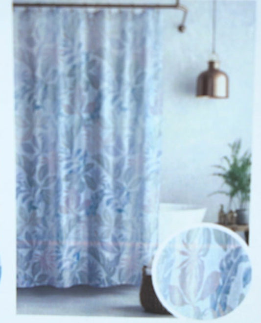 Shower Curtain Foliage 70x72 Inch Polyester Printed Fabric