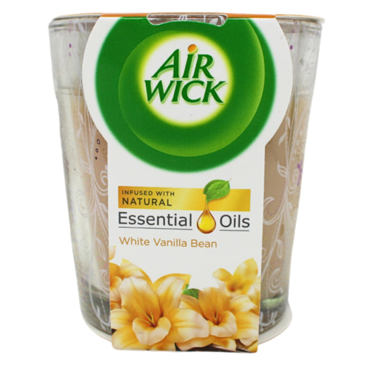 Airwick Candle 105g White Vanilla Bean