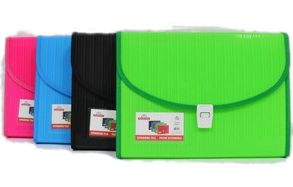 Expanding File 13 Pockets Asst'd Colors
