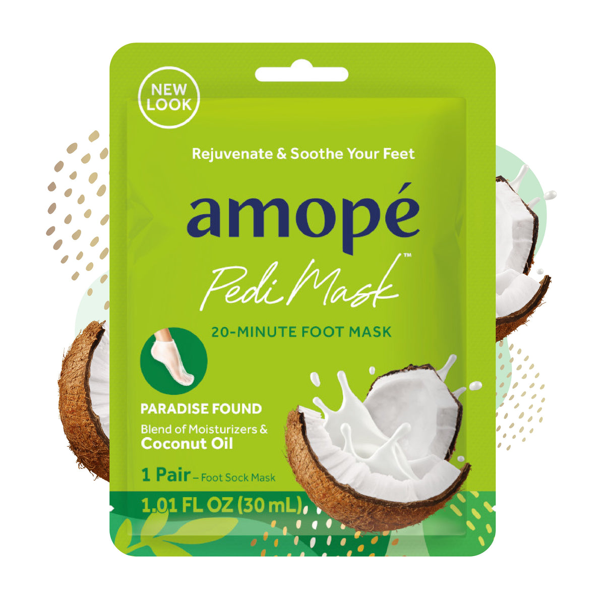 20 Minute Foot Mask 1 Pair 30ml Amope