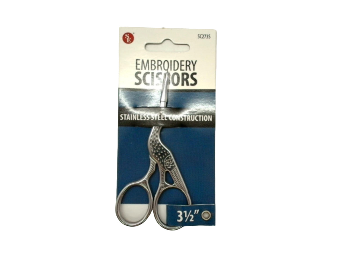 Embroidery Scissors Stork 3.5" Stainless Steel