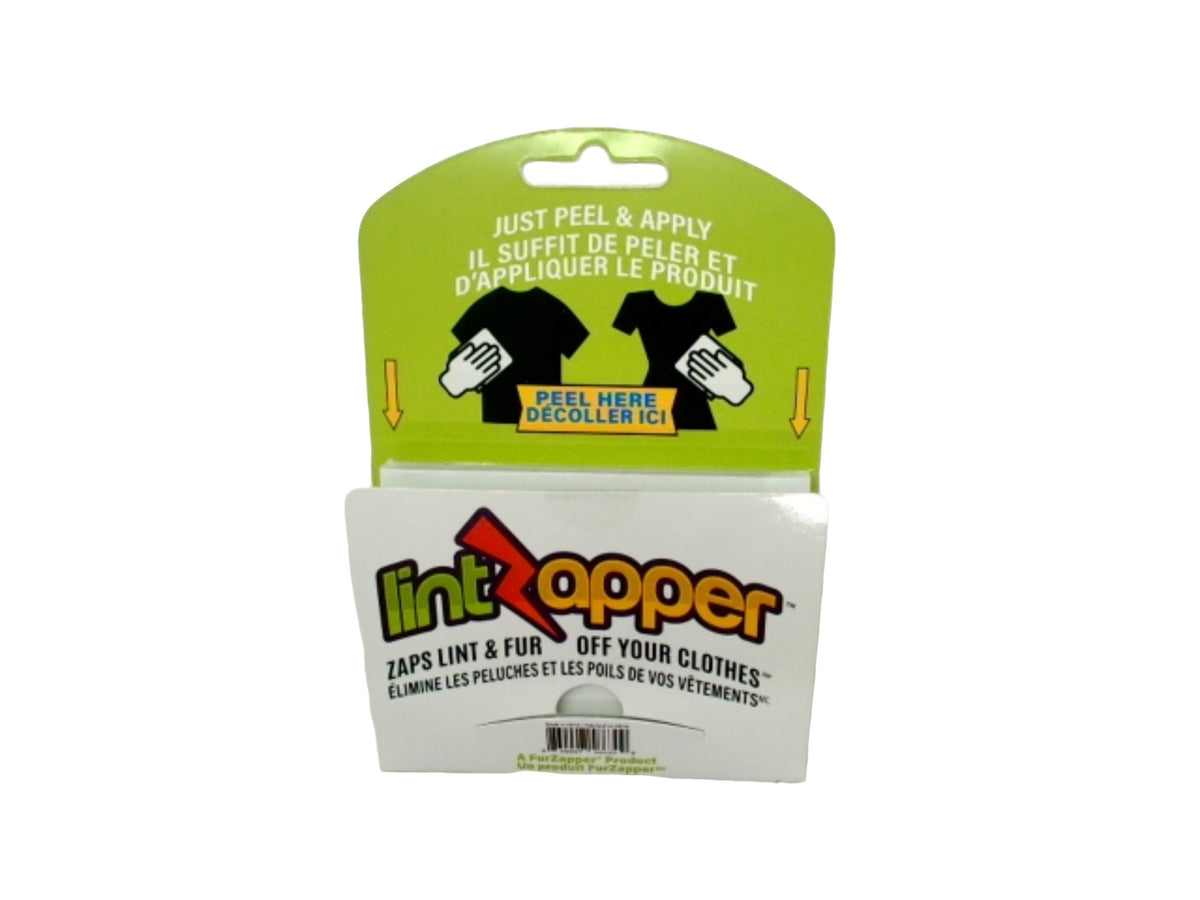Lint Zapper 40 feuilles adhésives Élimine peluches, cheveux et pellicules