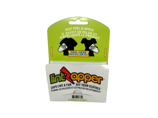 Lint Zapper 40 Sticky Sheets Removes Lint, Hair & Dandruff
