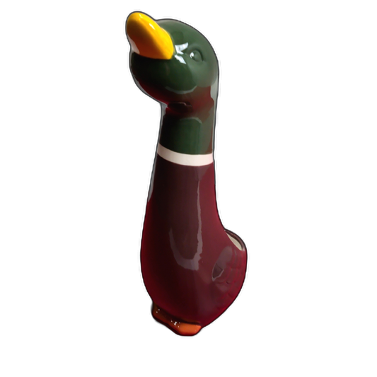 Ceramic Duck Bowl Brush Holder