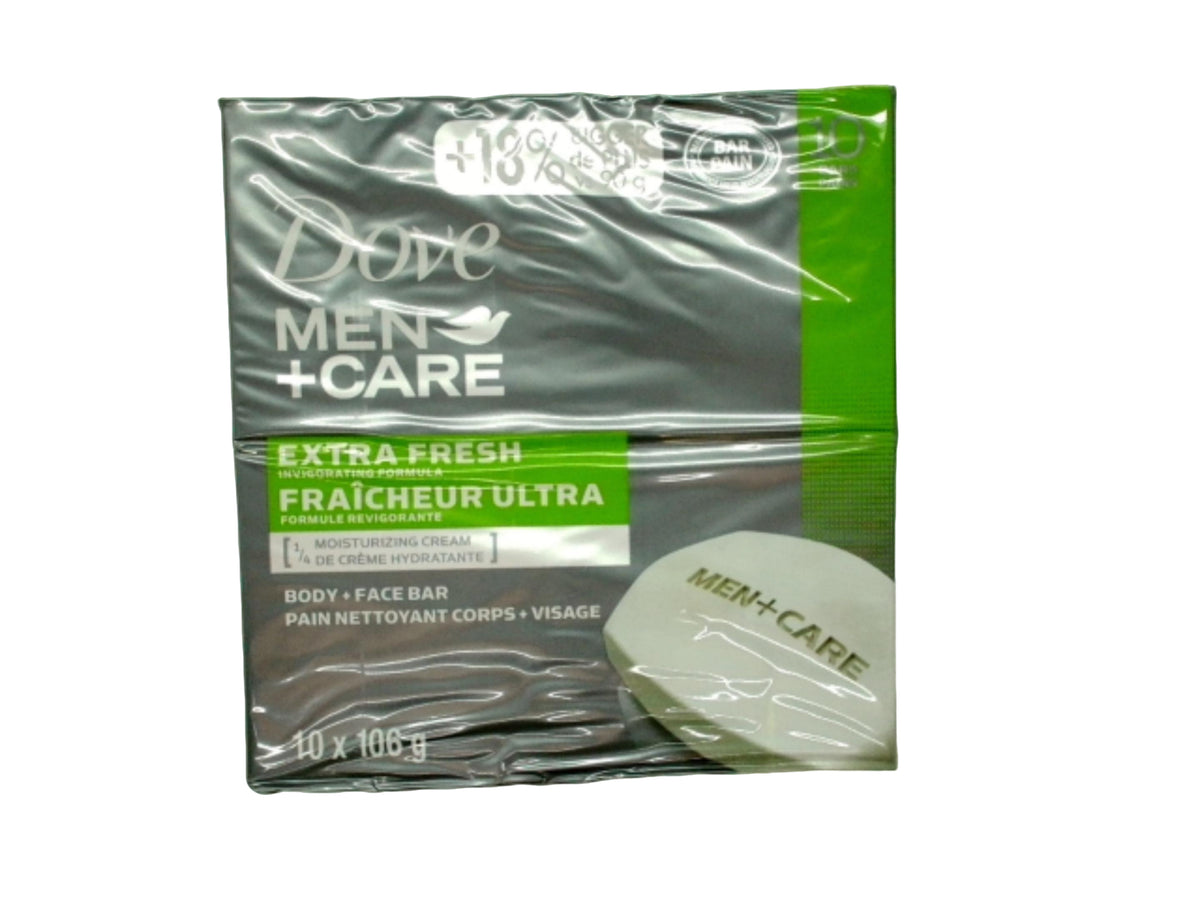 Body + Face Bar Extra Fresh 10pk. x 106g. Dove Men+Care