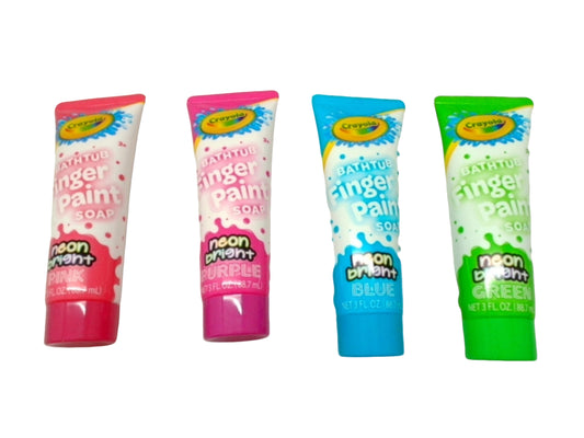 Bathtub Finger Paint Soap 88.7mL Assorted Colours (PROMO) - each sold individually