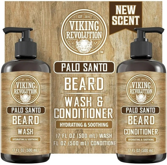 Beard Wash & Conditioner Kit 500mL Palo Santo Viking Revolution