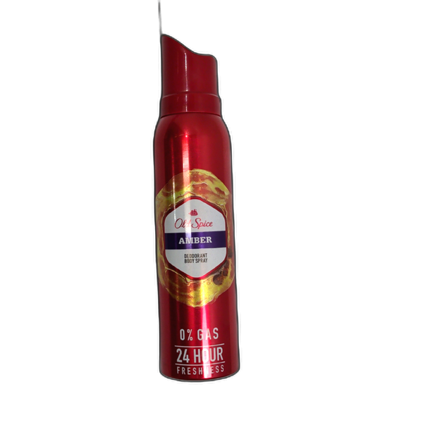 Deodorant Body Spray Amber 140ml. Old Spice